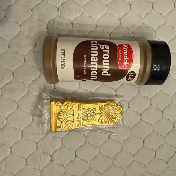 KRISA Greece Classical Period Brooch Gold Greek Column Stele Anthemion 3.5” - Picture 4 of 5